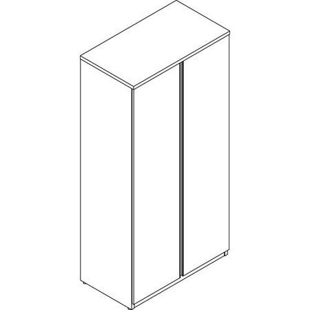 Groupe Lacasse Wardrobe Storage Unit, Linear Handle, 36inWx20inDx73inH, Sahara LAS4LN203673BR